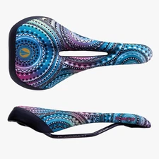 SDG Allure V2 Saddle, Lux-Alloy Rails, Surf Print