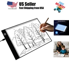 LED Light Box for Tracing and Drawing - Ultra Thin Adjustable Light Table, US...