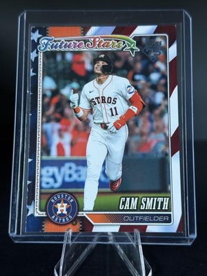 Topps 2026 Series 2 Cam Smith Future Stars flag Insert #373 Houston Astros /76