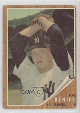1962 Topps Hal Reniff (Green Tint; Pitching Pose) #139 0a5t