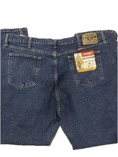 NWT Wrangler Five Star Men's Sz 42X30 Dark Stonewash Heritage Relaxed Fit Jeans