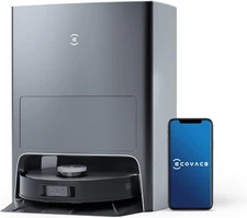 ECOVACS DEEBOT X1 Omni Robot Vacuum and Mop Combo with Self-Emptying - Black