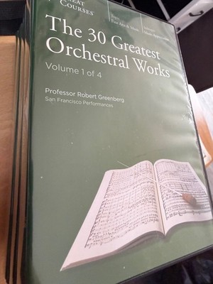 The Great Courses The 30 Great Orchestral Works 4 Volumes 32 CDs