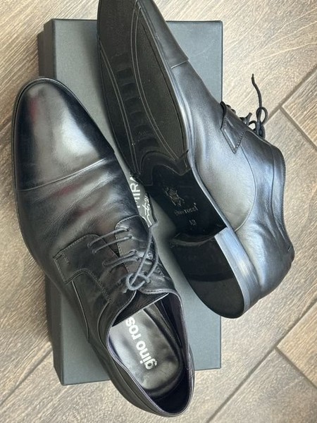 Men Gino Rossi Heels Black Leather 43