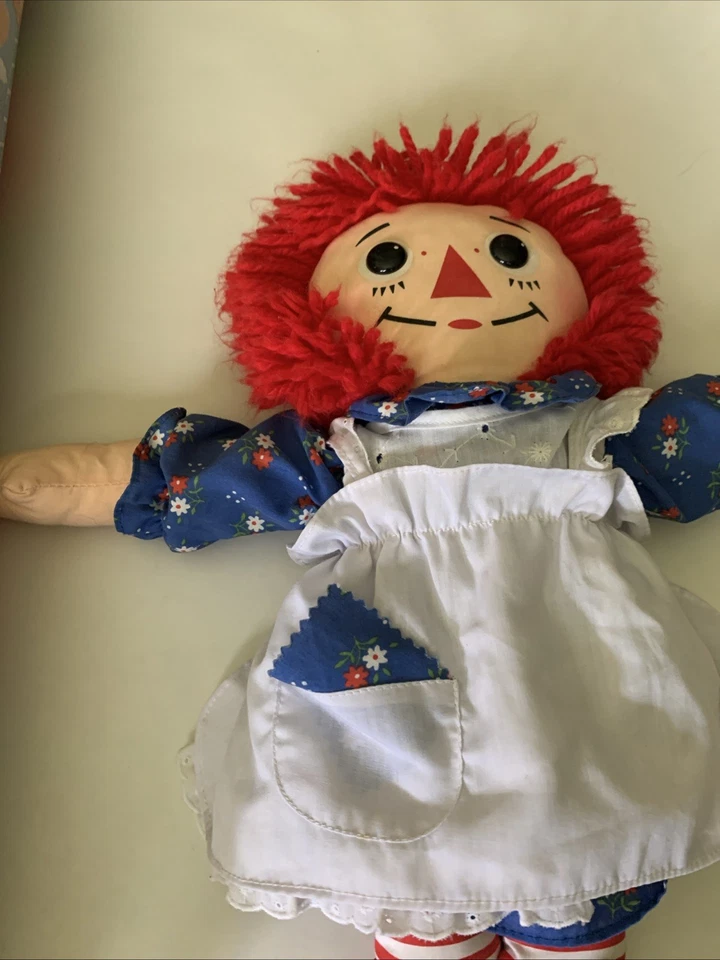 Muñecas Raggedy Ann de Colección Años 80 Original Peluche Ragedy Ann Muñeca Clásica Hasbro Softies Foto 3 de 4