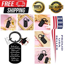 Inspirational Graduation Keychain for 2026 - Stainless Steel  Portable