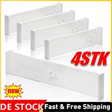 4 Stk Schubladenteiler Verstellbar Schubladentrenner Organizer Schubladeneinsatz
