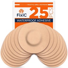 Waterproof Adhesive Patches 25 Pack for Libre 1, 2, 3 Plus - Pre-Cut Sensor Co