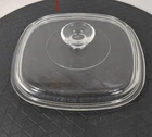 Vintage Pyrex Clear Glass Lid A-9-C fits 2 & 3 qt & 9" Corning Ware Casseroles