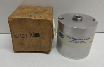 NEW IN BOX! FABCO-AIR 1-1/8'' BORE X 1'' STROKE PNEUMATIC CYLINDER E-121-X
