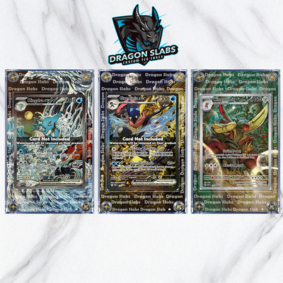 X3 Pokemon Greninja, Kingdra EX, Kingambit SIR Promo Shrouded