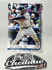 2019 Topps Series 1 - Ronald Acuna Jr Gold Cup 150th Anniversary Parallel Braves