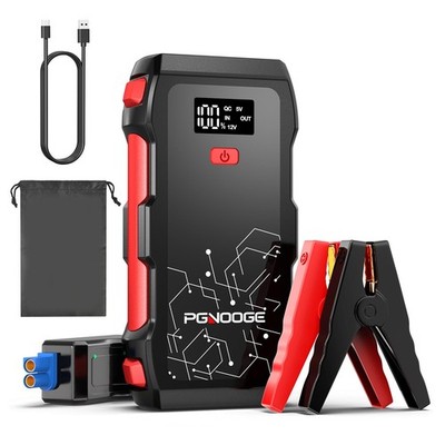 26800mAh 6000A Auto Starthilfe 12V Starthilfegerät für Bis zu 10.0L Diesel und