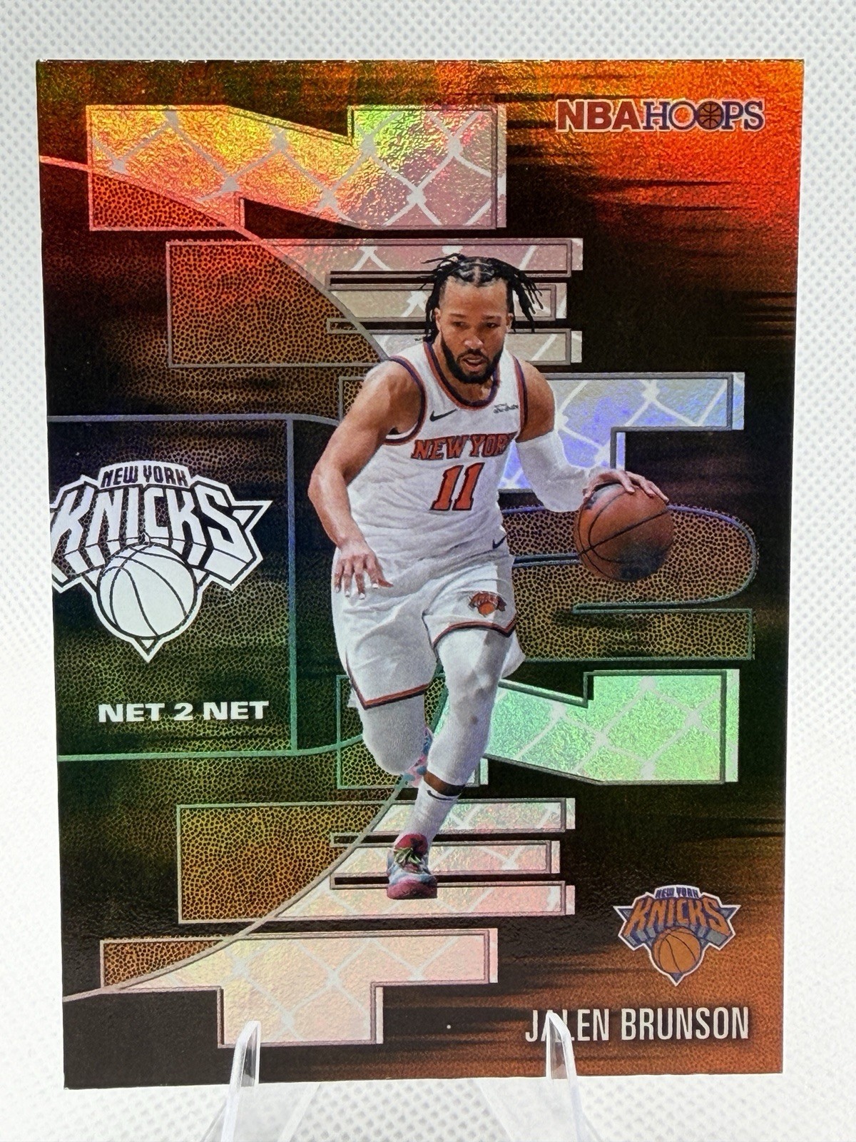 Topps NBA Hoops Net 2 Net Insert Jalen Brunson #NTN-7 New York Knicks