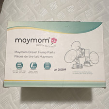 Maymom Breast Pump Parts Lot 202509 White/Green Maymom Breast Pump Parts