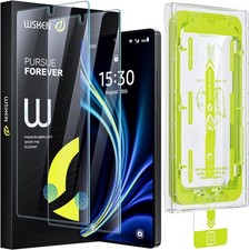 WSKEN Screen Protector for Samsung Galaxy S25/S24, 9H Tempered Glass, 360 ,02