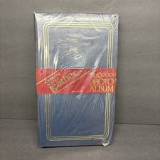 Vintage Robinson Reminders Photo Album 300 Pocket Genuine Bonded Leather