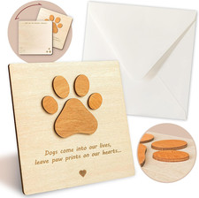 STOFINITY Sympathy Card for Loss of Pet Dog - Loss of Dog Sympathy Card, Dogs De