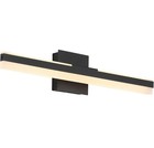 Joossnwell LED Vanity Lights for Bathroom Modern Black, 23.62 inch, Warm Light