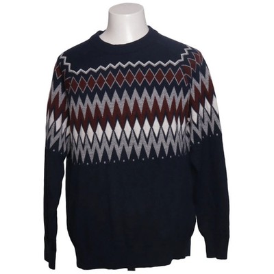 Celio, Strickpullover, Größe: XL, Blau/Mehrfarbig, Acryl/Polyamid/Wolle #klg