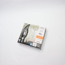  3-Pk Feit Electric Chandelier LED Light Bulb Glass Clear Soft White 40W