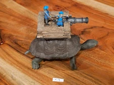 Reaper D&D Mantic Tabletop Giant Cannon Turtle with Japanese Samurai Riders