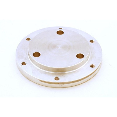 Gt 90-3002, One Polished Aluminum Quick Release Adaptor Plate Gt3 To 6 Hole Flat