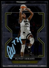 2022 Panini Prizm WNBA #4 Ruthy Hebard Signed Card Auto IP