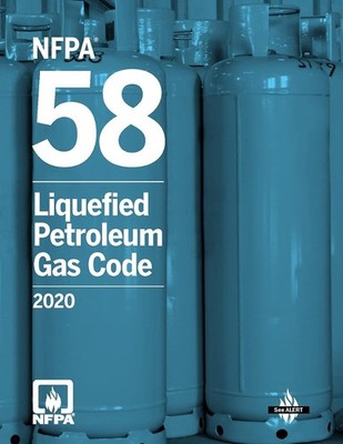 NFPA 58, Liquefied Petroleum Gas Code, 2020 Edition Paperback USPS