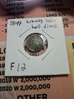 1849 Liberty Seated Silver Half Dime