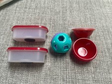 Tupperware Mini Wonderlier Bowl Keyring And Shape Sorted Puzzle & Dart Ind Tub