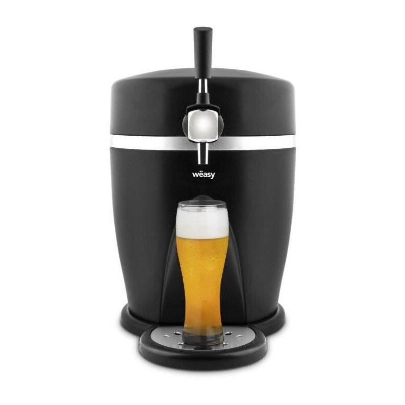 Tireuse a biere 5L WEASY PINT568 noire avec systeme de refroidissement 60W