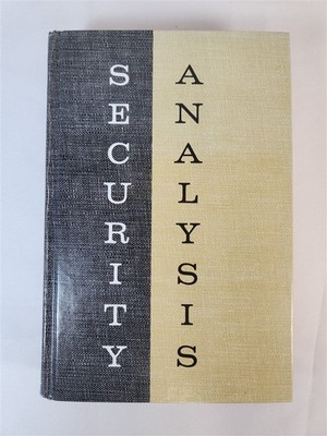 Security Analysis Principles And Technique 1962 Hardcover 4th Edition 