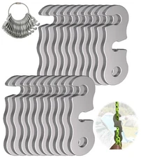 Rope Tensioner Aluminum Alloy Camping Tent Guyline Cord Adjuster Camping of G...