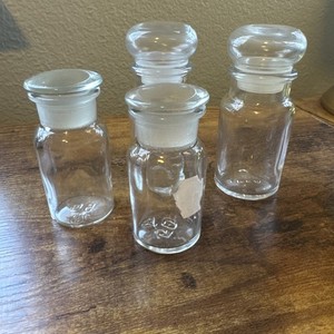 REAGENT JAR APOTHECARY BOTTLES & IKEA Apothecary Jars (4 Total)