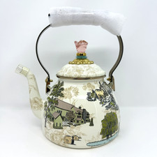 MacKenzie-Childs AURORA FARM Limited Edition 2 qt Tea Kettle NEW Rare
