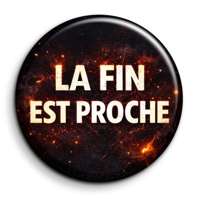 Das Ende ist nah - Badge 38mm Button Pin