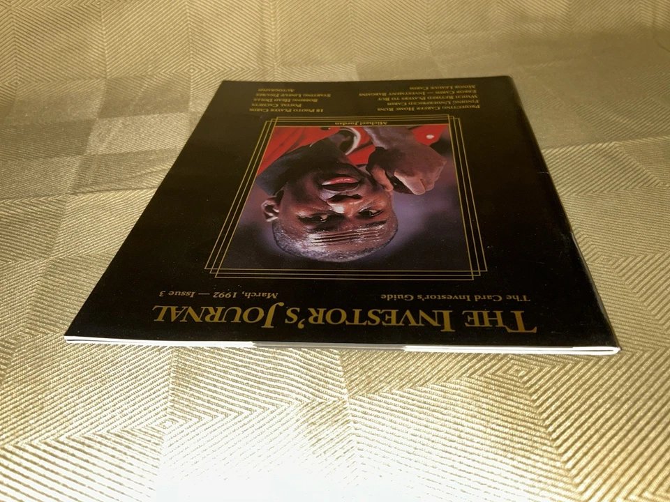 Michael Jordan The Investors Journal marzo 1992 número 3 con tarjetas excelente+ Foto 4 de 4