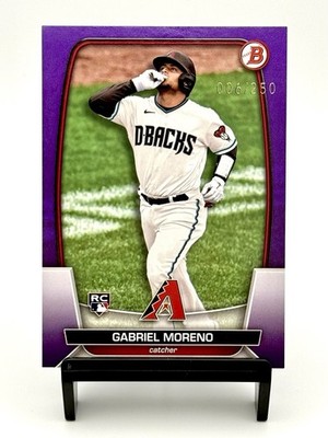 2023 Bowman Gabriel Moreno #69 Purple /250 (RC) O3 Diamondbacks
