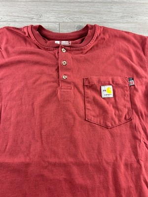Carhartt Force FR 2112 Cat 2 Long Sleeve Tee Shirt Fire Resistant