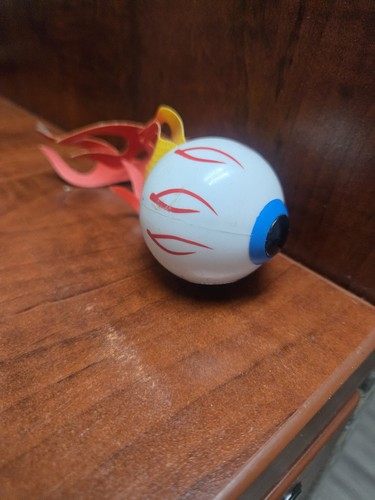Vintage Burning Eyeball Antenna Topper Flame Tail Burnco 2000 Hot Rod