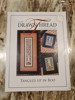 The Drawn Thread Cross Stitch Chart - Tangled Up In Boo