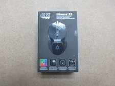 Adesso IMOUSEX5 USB 2.0 Illuminated 7-Button Gaming Mouse - Black New