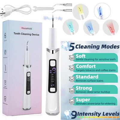 Rechargeable Ultrasonic Dental Scaler Plaque,Teeth Cleaning Tools Dental Cleaner