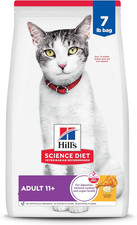 Senior 11+ Dry Cat Food, Chicken, 7 Lb. Bag 8.43 per pound