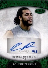 2021 SAGE Aspire Green #ASP97 Ronnie Perkins Auto /5 - FB