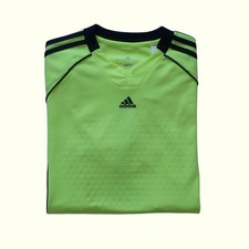 ADIDAS SOCCER PREDATOR JERSEY KIT Y2K VTG 90s RETRO YELLOW ACTIVE SHIRT MEN SZ M