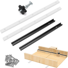 Crosscut Sled Kit for Table Saw Sled Runners Kit with 2 Aluminum T-Track, 2 UHMW