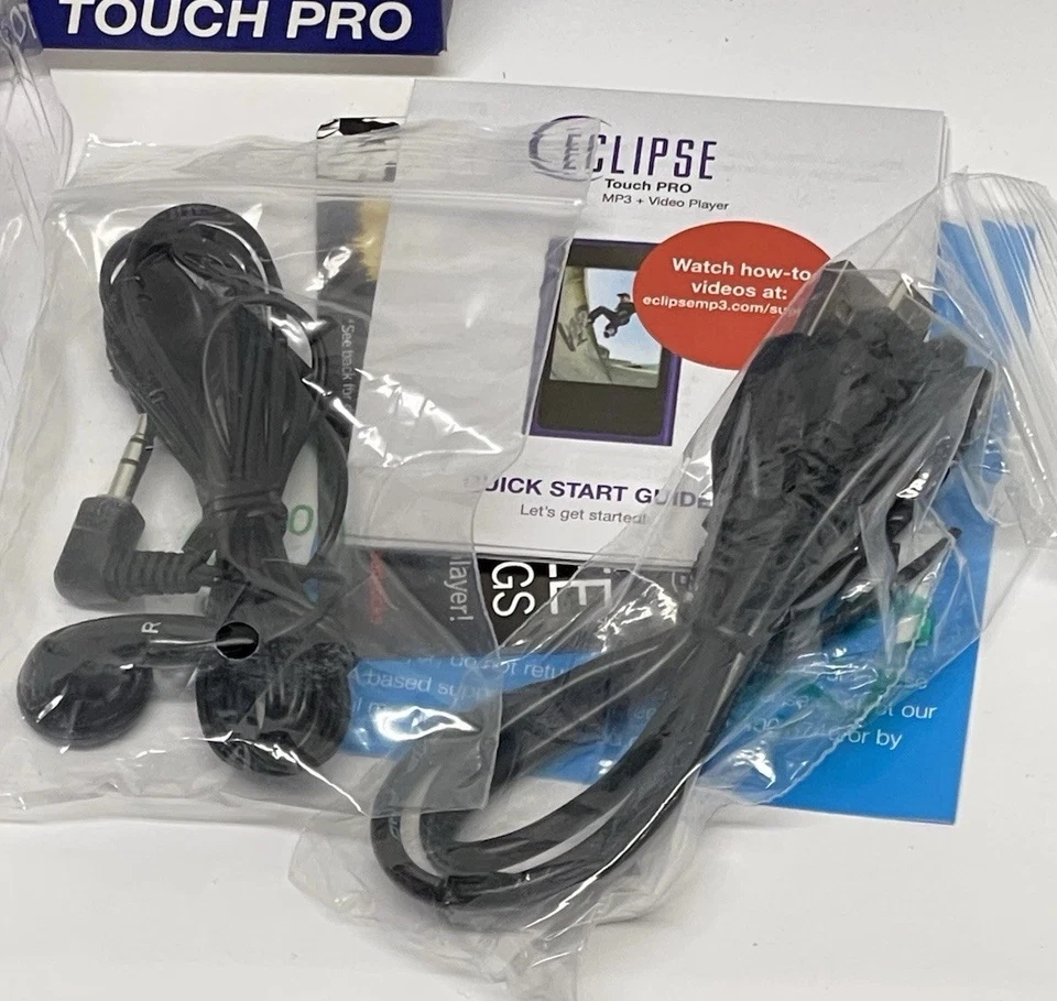 Eclipse Touch Pro MP3 + Video Media Player Radio 4GB Cobalt Touch Screen NEW! - Image 4 of 4
