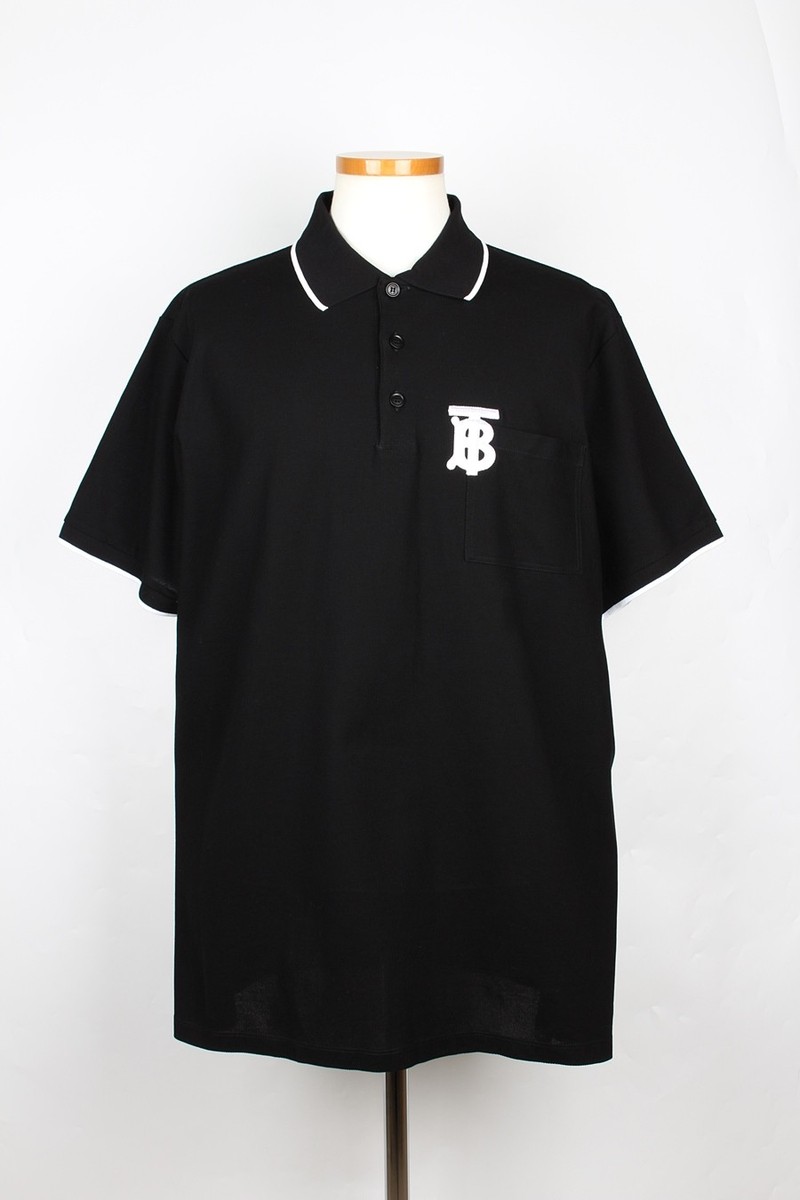トップス Burberry TB logo polo shirt Burberry TB Embroidered Logo PK Short Sleeve Polo Shirt XXL